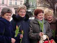kobieta kwiat