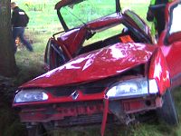 wypadek renault wypadek renault