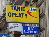 szyld tanie opłaty