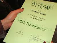 dyplom młody przedsiębiorca